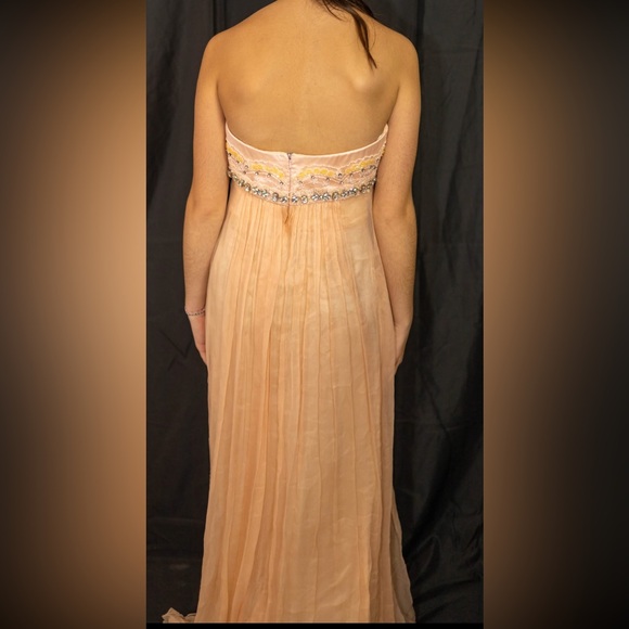 Peach maxi dress prom - Picture 3 of 3